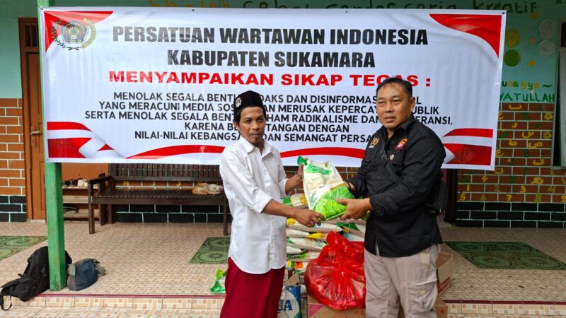 Peringati HUT RI ke-80, PWI Sukamara Anjangsana ke Panti Asuhan dan Ajak Masyarakat Perangi Hoaks, Disinformasi Serta Intoleransi