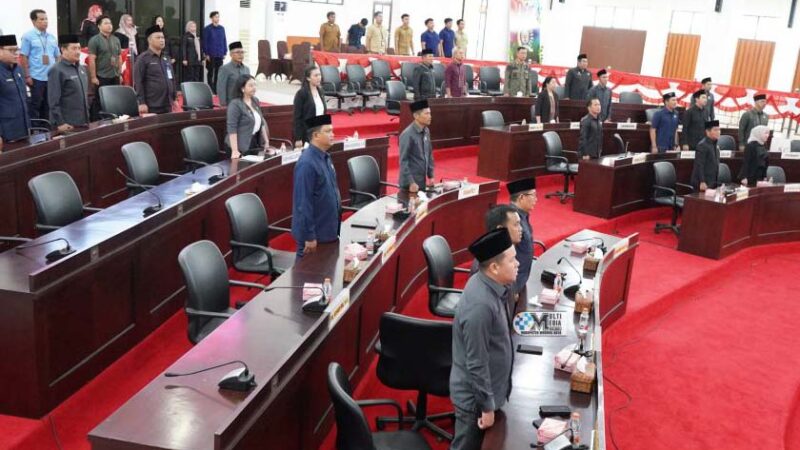 DPRD Mura Gelar Rapur Dengarkan Jawaban Pemda Terhadap Pemandangan Umum Fraksi