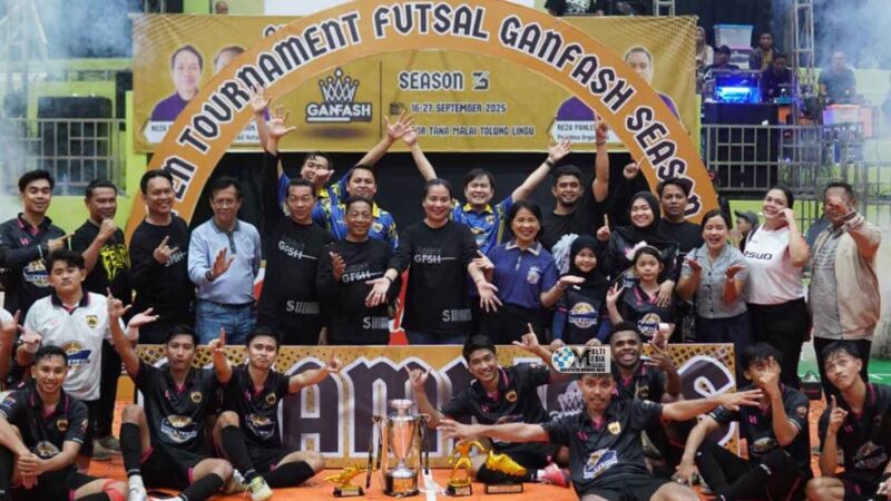 Tutup Tournament Futsal Ganfash Season III, Bupati Mura Sampaikan Selamat Kepada Para Pemenang