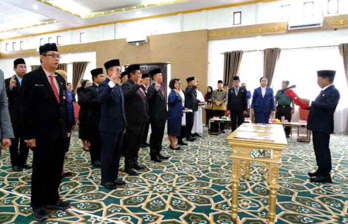 Pemkab Mura Laksanakan Pelantikan 14 Pejabat Tinggi Pratama