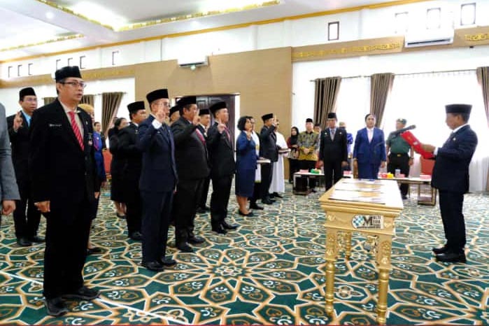 Pemkab Mura Laksanakan Pelantikan 14 Pejabat Tinggi Pratama