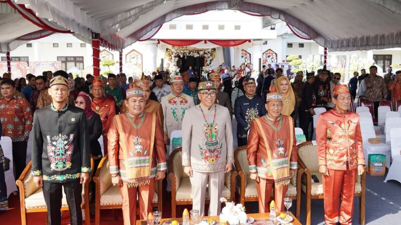 Bupati Heriyus Pimpin Upacara Peringatan Hari Jadi Kabupaten Mura Ke-23