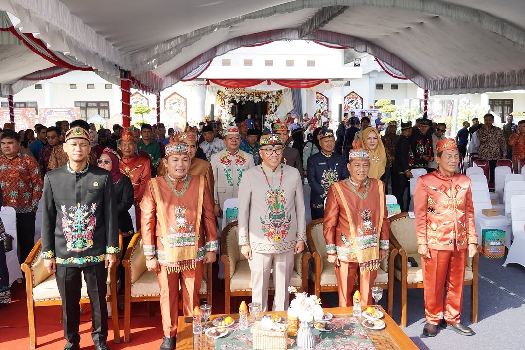 Bupati Heriyus Pimpin Upacara Peringatan Hari Jadi Kabupaten Mura Ke-23