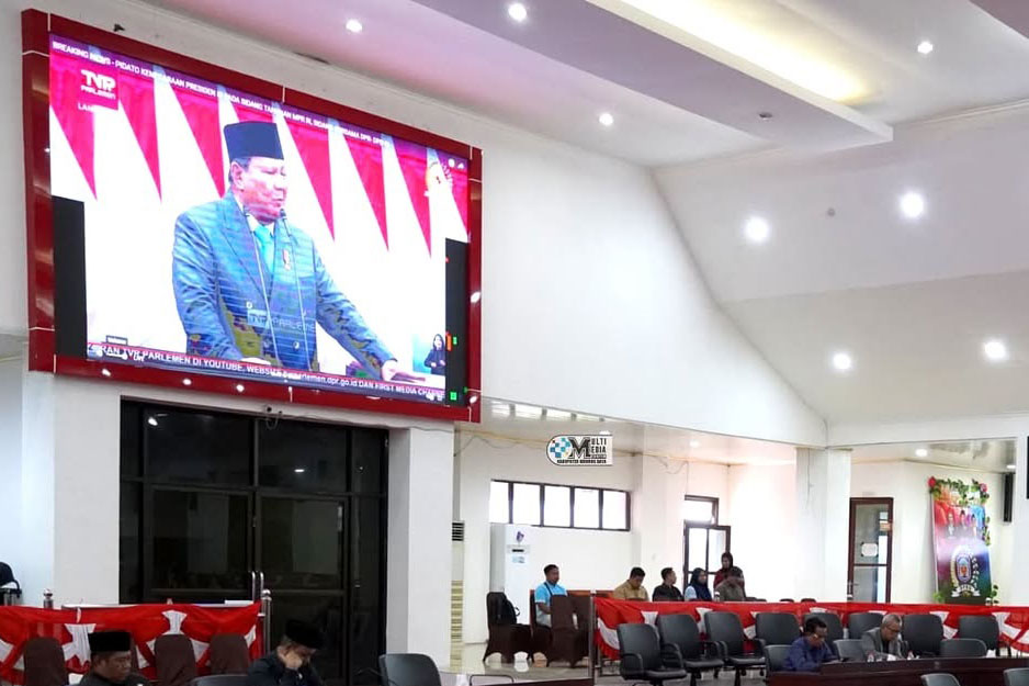Bupati Mura Hadiri Rapat Paripurna Istimewa Dengarkan Pidato Kenegaraan Presiden RI
