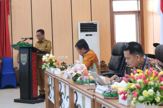 Pemkab dan DPRD Mura Laksanakan Rakor Pemantauan dan Evaluasi Perbaikan Tata Kelola Pemerintahan Bersama KPK RI