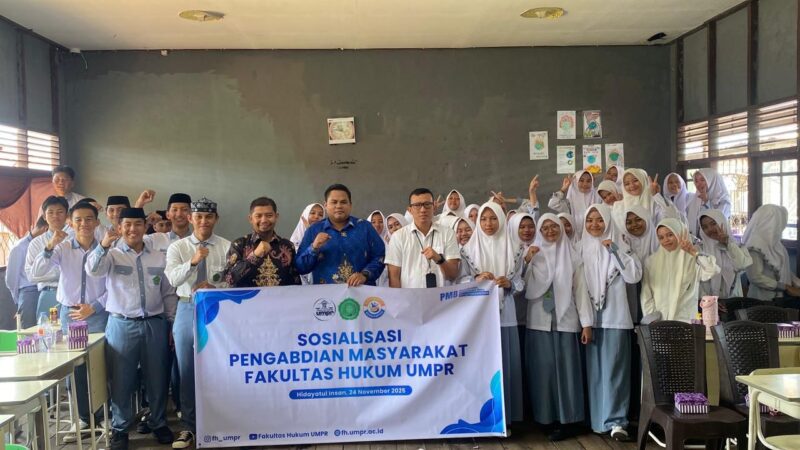 PKM FH UMPR Tingkatkan Literasi Pengelolaan Asset Keluarga di Pondok Pesantren