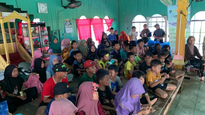DPPKBP3A Batola-Puspaga Ije Jela Batola Gelar Kegiatan Trauma Healing dan Pelayanan KB di Desa Antasan Segara