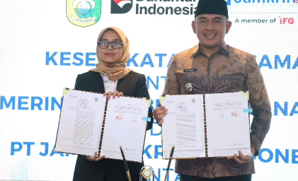 Bupati Rahmat Trianto Tegaskan Penandatangan MoU Pemkab Tala-PT Jamkrindo Upaya Memperkuat Sinergi Pembangunan dan Ekonomi Daerah