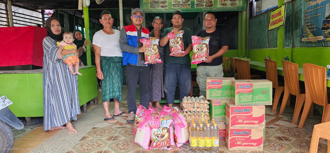 Pertamina Bantu Warga Terdampak Banjir di Desa Pesayangan