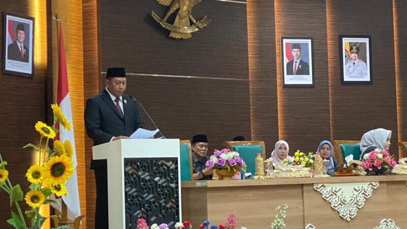 Bupati H Bahrul Ilmi Sampaikan LKPj TA 2025 ke DPRD Batola