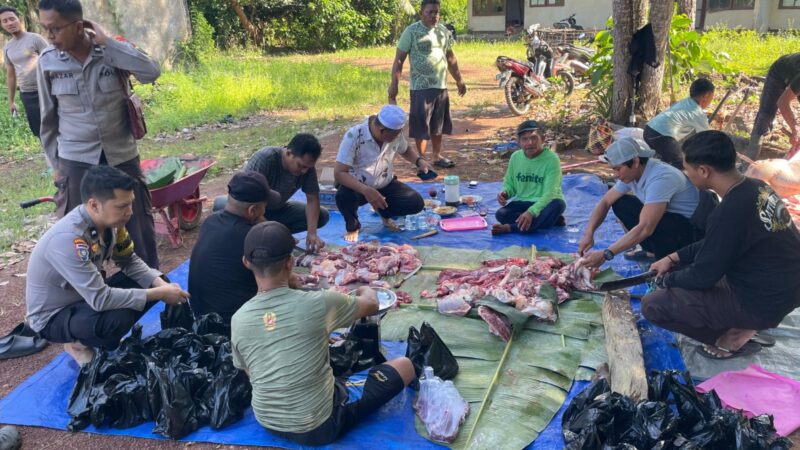 Kapolres AKBP Ricky Boy Siallagan: Kegiatan Qurban Sarana Mempererat Silaturahmi Polri dan Masyarakat