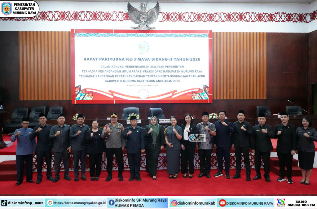Pemkab Sampaikan Jawaban Atas Pemandangan Umum Fraksi-Fraksi DPRD Mura