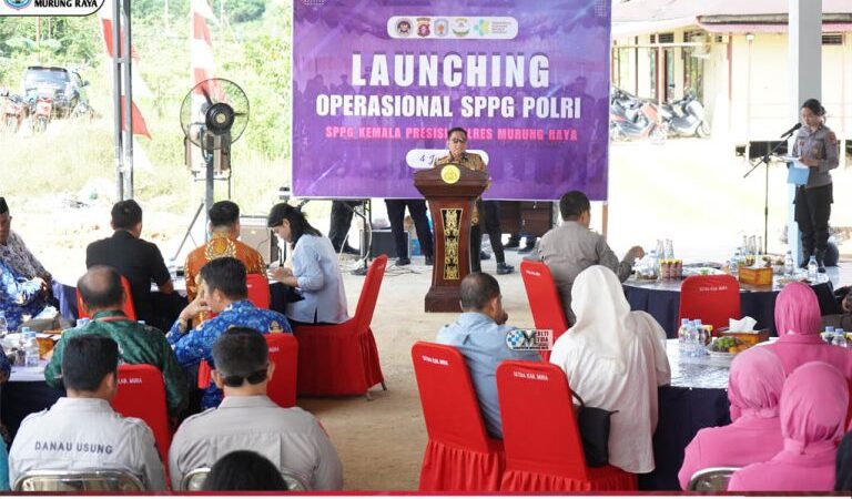 Bupati Heriyus Resmikan SPPG Kemala Presisi Polres Mura
