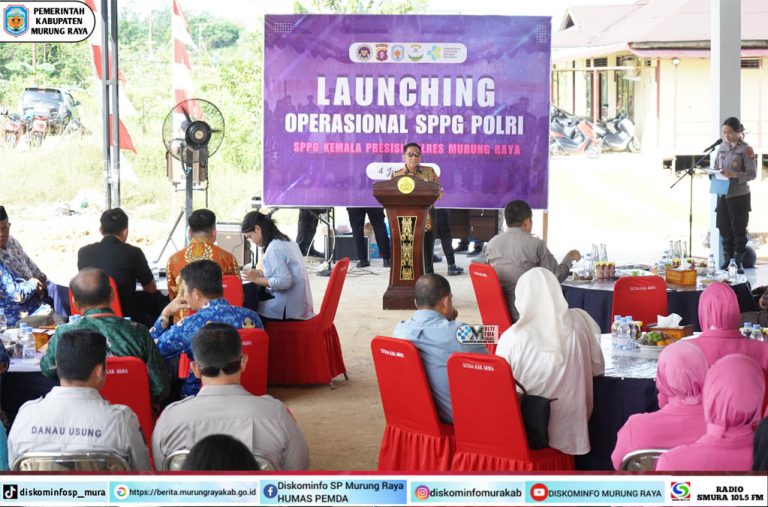 Bupati Heriyus Resmikan SPPG Kemala Presisi Polres Mura