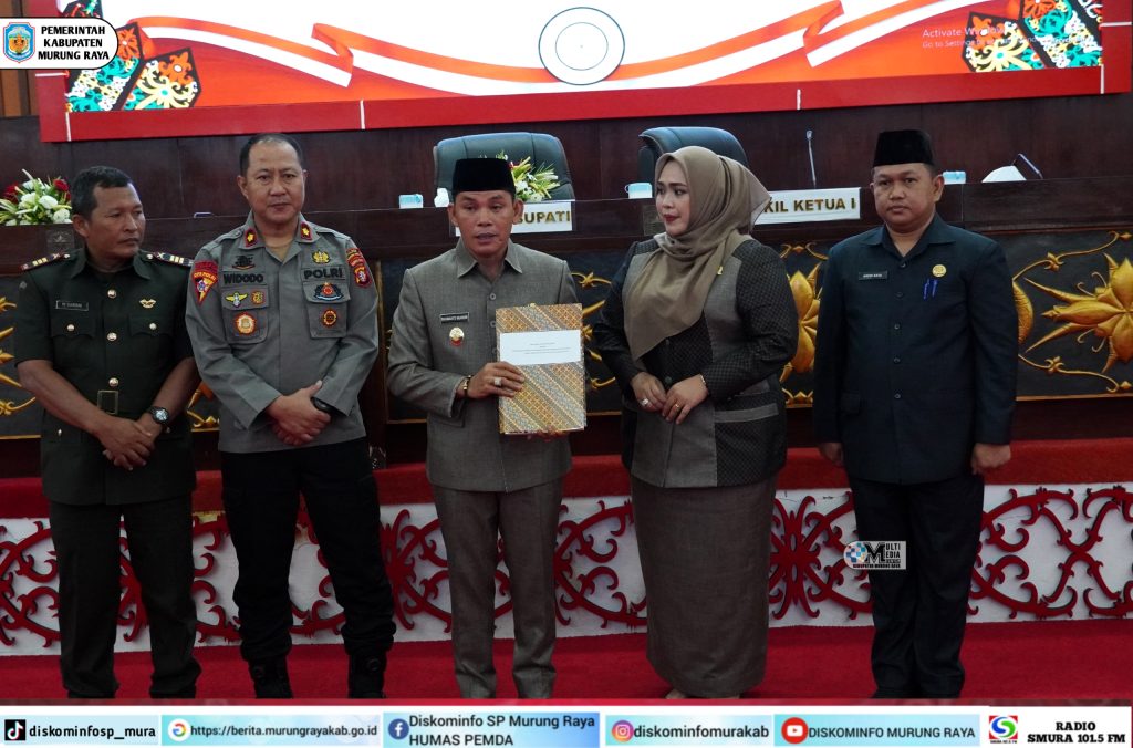 Wabup Rahmanto Hadiri Paripurna DPRD Mura Tentang Raperda LPj Pelaksanaan APBD 2025