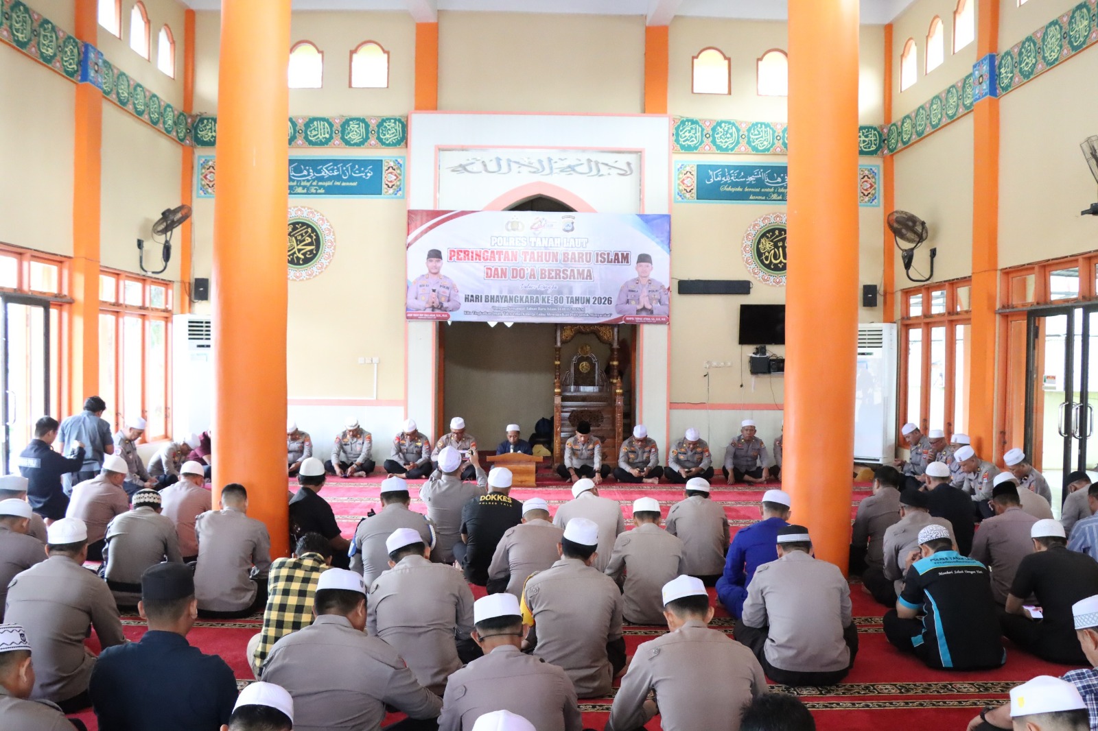 Peringati Hari Bhayangkara ke-80, Polres Tanah Laut Gelar Do’a Bersama
