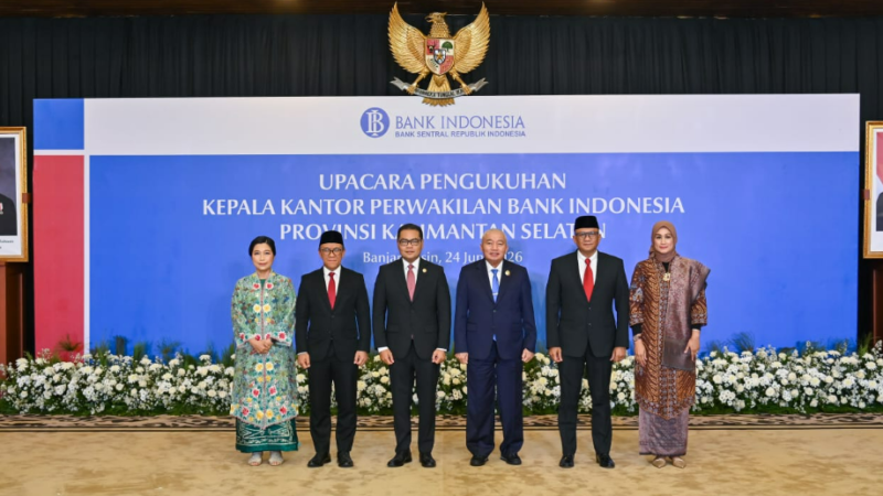 Deputi Gubernur BI Kukuhan Haris Munandar Sebagai Kepala Perwakilan BI Kalsel