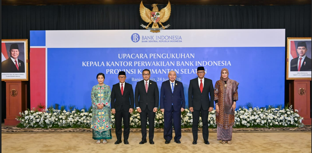Deputi Gubernur BI Kukuhan Haris Munandar Sebagai Kepala Perwakilan BI Kalsel