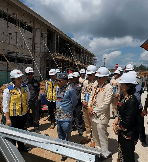 Gubernur H Agustiar Sabran Tinjau Progres Pembangunan Sekolah Rakyat di Kabupaten Gunung Mas