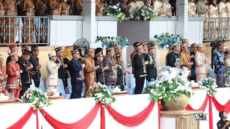 Bupati dan Wabup Mura Hadiri HUT Ke-76 Barito Utara