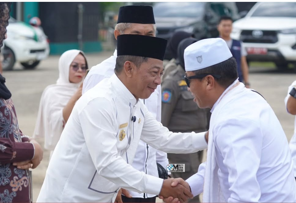 Bupati Heriyus Sambut Kepulangan Jamaah Haji Kabupaten Murung Raya