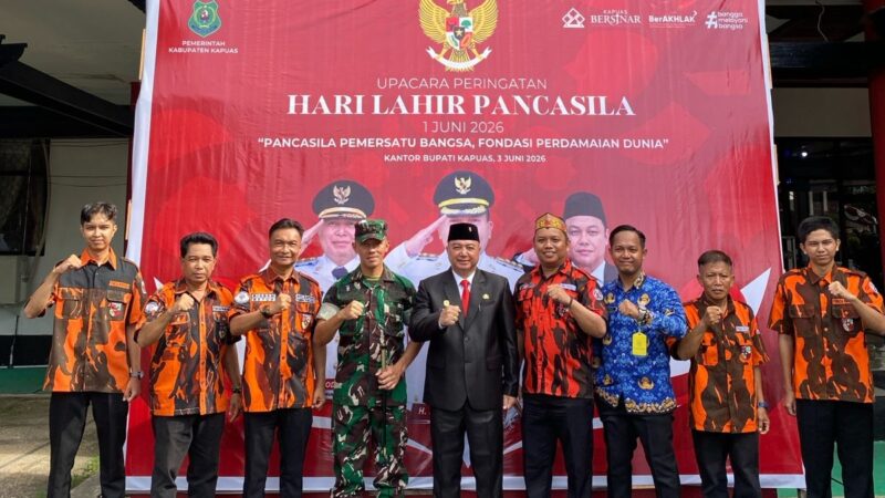 MPC Pemuda Pancasila Kapuas Hadiri Upacara Peringatan Hari Lahir Pancasila
