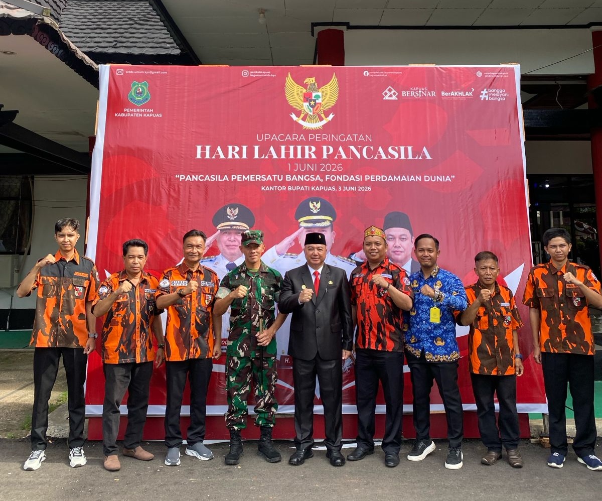 MPC Pemuda Pancasila Kapuas Hadiri Upacara Peringatan Hari Lahir Pancasila