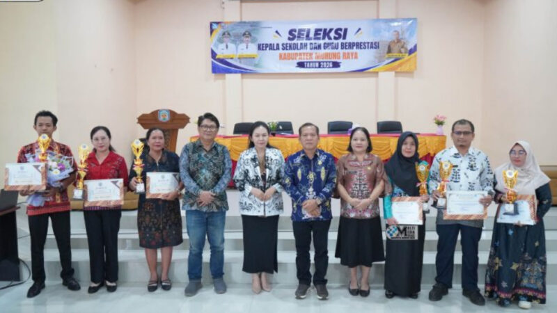 Bupati Berharap Pemenang Seleksi Kepala Sekolah dan Guru Berprestasi Tahun 2026 Tingkatkan Kompetensi