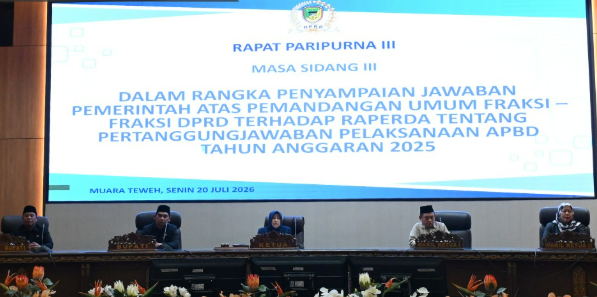 DPRD Barut Gelar Rapat Paripurna Penyampaian Jawaban Pemerintah Terhadap Pemandangan Umum Fraksi-Fraksi
