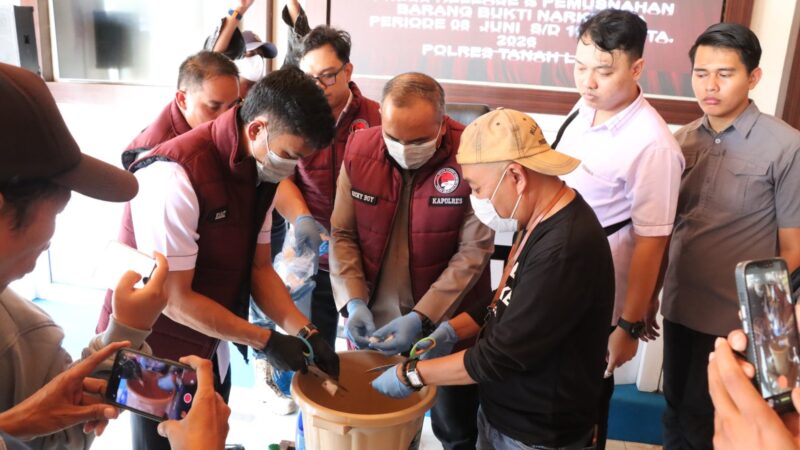 Kapolres: Periode Juni-Juli 2026 Satresnarkoba Berhasil Sita Barang Bukti Sabu Seberat 2,7805 Ons