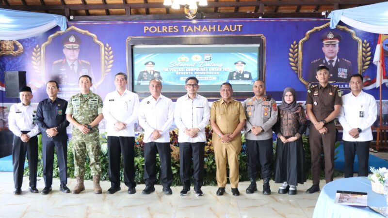 Tim Kompolnas Award 2026 Lakukan Penilaian ke Polres Tanah Laut 