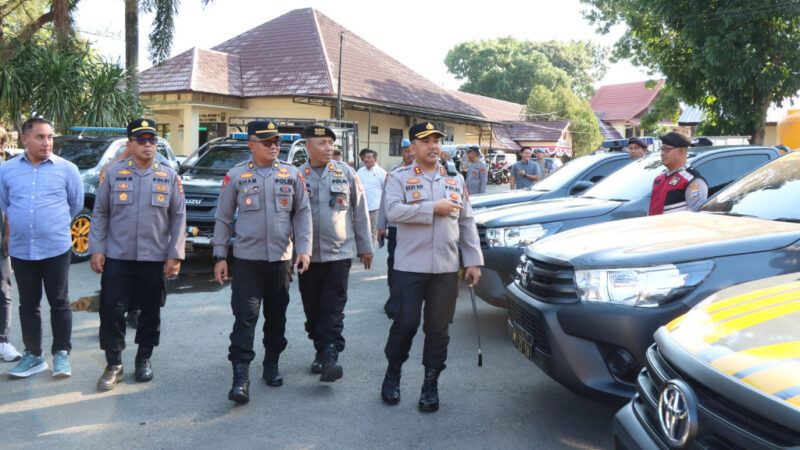 Polres Tanah Laut Apel Gelar Pasukan dan Sarpras Siaga Karhutla 2026