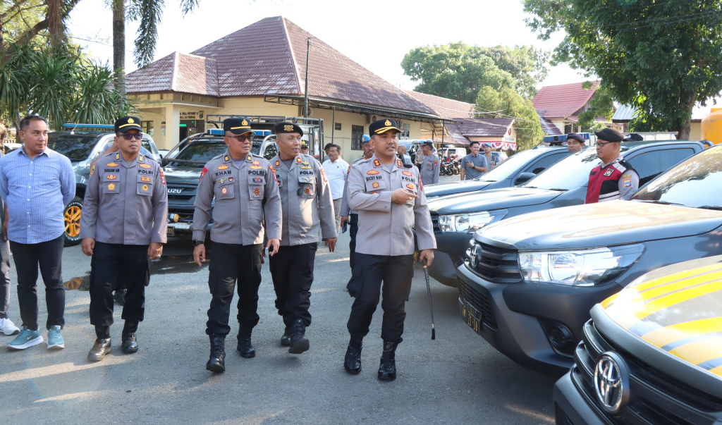 Polres Tanah Laut Apel Gelar Pasukan dan Sarpras Siaga Karhutla 2026