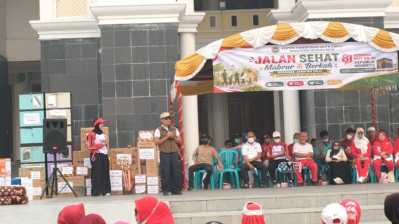 Bupati Heriyus: Jalan Sehat Mabrur dan Berkah Momentum Meningkatkan Kesadaran Menjaga Kesehatan