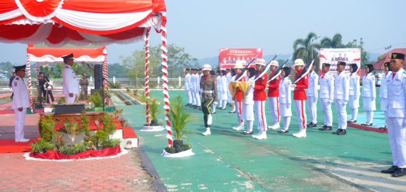Bupati Heriyus: Penampilan Paskibraka Murung Raya Cerminan Semangat Generasi Muda Mengisi Kemerdekaan