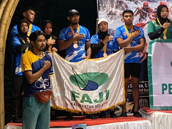 FAJI Kalsel Sabet Tiga Medali di Kejurnas Arung Jeram Bali Tahun 2026