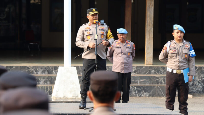 Kapolres Berharap Personil Ajak Anak Berpotensi Ikut Penerimaan SMA Kemala Taruna Bhayangkara