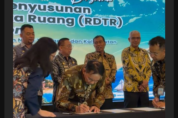 Bupati Muhammad Yamin Mengikuti Rakor Percepatan Penyusunan RDTR Region I Direktorat Jenderal ATR/BPN